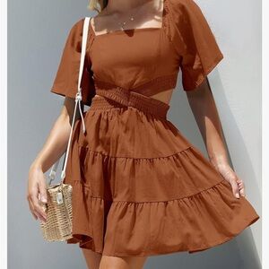 Free people doop dress. A-line with cutouts